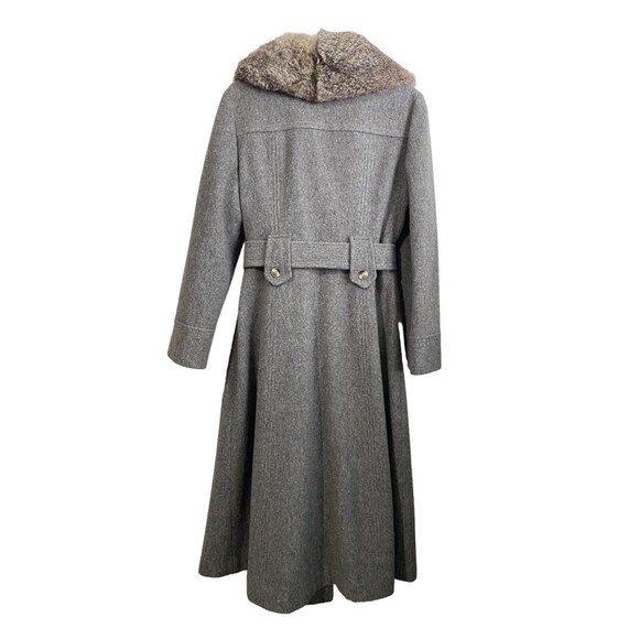 Sears JR Bazaar Women's Wool Coat Fur Collar Union Made Vintage 1970's USA EUC! - Picture 14 of 16